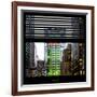 View from the Window - Manhattan Buildings-Philippe Hugonnard-Framed Photographic Print