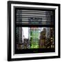 View from the Window - Manhattan Buildings-Philippe Hugonnard-Framed Photographic Print