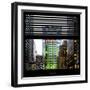 View from the Window - Manhattan Buildings-Philippe Hugonnard-Framed Photographic Print