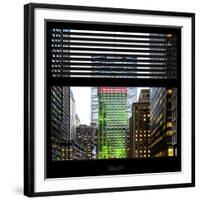 View from the Window - Manhattan Buildings-Philippe Hugonnard-Framed Photographic Print