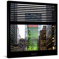 View from the Window - Manhattan Buildings-Philippe Hugonnard-Stretched Canvas