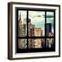 View from the Window - Manhattan Buildings-Philippe Hugonnard-Framed Photographic Print