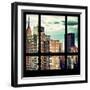 View from the Window - Manhattan Buildings-Philippe Hugonnard-Framed Photographic Print