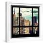 View from the Window - Manhattan Buildings-Philippe Hugonnard-Framed Photographic Print