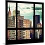 View from the Window - Manhattan Buildings-Philippe Hugonnard-Mounted Photographic Print