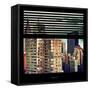 View from the Window - Manhattan Buildings-Philippe Hugonnard-Framed Stretched Canvas