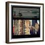 View from the Window - Manhattan Buildings-Philippe Hugonnard-Framed Premium Photographic Print