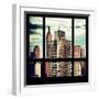 View from the Window - Manhattan Buildings-Philippe Hugonnard-Framed Photographic Print