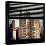 View from the Window - Manhattan Buildings-Philippe Hugonnard-Stretched Canvas