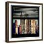 View from the Window - Manhattan Buildings-Philippe Hugonnard-Framed Photographic Print