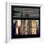 View from the Window - Manhattan Buildings-Philippe Hugonnard-Framed Photographic Print