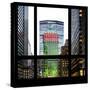 View from the Window - Manhattan Buildings-Philippe Hugonnard-Stretched Canvas