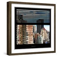 View from the Window - Manhattan Buildings-Philippe Hugonnard-Framed Photographic Print