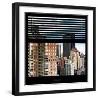 View from the Window - Manhattan Buildings-Philippe Hugonnard-Framed Photographic Print