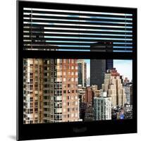 View from the Window - Manhattan Buildings-Philippe Hugonnard-Mounted Photographic Print