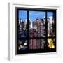 View from the Window - Manhattan Night-Philippe Hugonnard-Framed Photographic Print