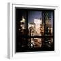 View from the Window - Manhattan Night-Philippe Hugonnard-Framed Photographic Print