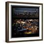 View from the Window - Manhattan Night-Philippe Hugonnard-Framed Photographic Print