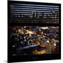 View from the Window - Manhattan Night-Philippe Hugonnard-Mounted Photographic Print