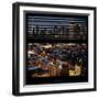 View from the Window - Manhattan Night-Philippe Hugonnard-Framed Photographic Print