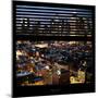 View from the Window - Manhattan Night-Philippe Hugonnard-Mounted Photographic Print