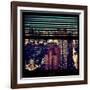 View from the Window - Manhattan Night-Philippe Hugonnard-Framed Photographic Print