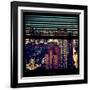 View from the Window - Manhattan Night-Philippe Hugonnard-Framed Photographic Print