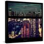 View from the Window - Manhattan Night-Philippe Hugonnard-Stretched Canvas