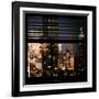 View from the Window - Manhattan Night-Philippe Hugonnard-Framed Photographic Print