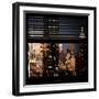 View from the Window - Manhattan Night-Philippe Hugonnard-Framed Photographic Print