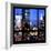 View from the Window - Manhattan Night-Philippe Hugonnard-Framed Photographic Print