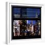 View from the Window - Manhattan Night-Philippe Hugonnard-Framed Photographic Print