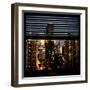 View from the Window - Manhattan Night-Philippe Hugonnard-Framed Photographic Print