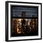 View from the Window - Manhattan Night-Philippe Hugonnard-Framed Photographic Print