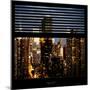 View from the Window - Manhattan Night-Philippe Hugonnard-Mounted Photographic Print