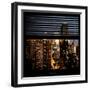 View from the Window - Manhattan Night-Philippe Hugonnard-Framed Photographic Print