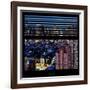 View from the Window - Manhattan Night-Philippe Hugonnard-Framed Photographic Print