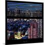 View from the Window - Manhattan Night-Philippe Hugonnard-Mounted Photographic Print