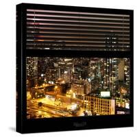 View from the Window - Manhattan Night-Philippe Hugonnard-Stretched Canvas