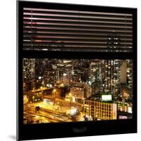 View from the Window - Manhattan Night-Philippe Hugonnard-Mounted Photographic Print