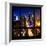 View from the Window - Manhattan Night-Philippe Hugonnard-Framed Photographic Print