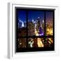 View from the Window - Manhattan Night-Philippe Hugonnard-Framed Photographic Print