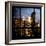 View from the Window - Manhattan Night-Philippe Hugonnard-Framed Photographic Print