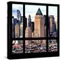 View from the Window - Manhattan Skyscrapers-Philippe Hugonnard-Stretched Canvas