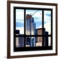 View from the Window - Manhattan Skyscrapers-Philippe Hugonnard-Framed Photographic Print