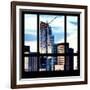 View from the Window - Manhattan Skyscrapers-Philippe Hugonnard-Framed Photographic Print
