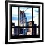 View from the Window - Manhattan Skyscrapers-Philippe Hugonnard-Framed Photographic Print