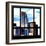 View from the Window - Manhattan Skyscrapers-Philippe Hugonnard-Framed Photographic Print