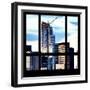 View from the Window - Manhattan Skyscrapers-Philippe Hugonnard-Framed Photographic Print