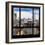 View from the Window - Manhattan Skyscrapers-Philippe Hugonnard-Framed Photographic Print